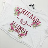 'Chicago Illinois' White T-Shirt - Girls 12-13 Years