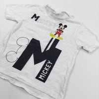 Mickey Mouse White T-Shirt - Boys 18-24 Months