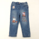 Peppa Pig Blue Jeans - Girls 18-24 Months