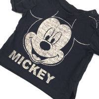 Mickey Mouse Black T-Shirt - Boys 0-3 Months