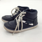 Stars Navy & White Sneakers - Boys - Shoe Size 8.5F