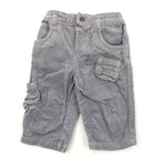 Grey Cords - Boys 3-6 Months