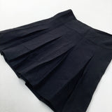 Charcoal Grey Pleated School Skirt With Adjustable Waist - Girls 7-8 Years