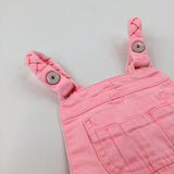 Pink Short Dungarees - Girls 12-18 Months