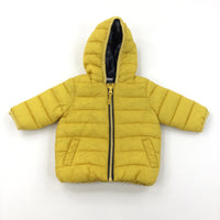 Yellow Padded Jacket - Boys 3-6 Months