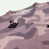 Camouflage Pink Cropped T-Shirt - Girls 9-10 Years