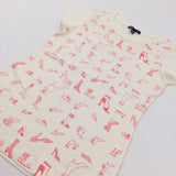 Shoes Pink & Pale Yellow T-Shirt - Girls 8-9 Years