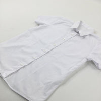 White Short Sleeve School Shirt - Girls 7-8 Years
