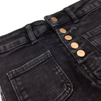 Black Denim Shorts - Girls 9-10 Years