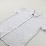 White Short Sleeve School Shirt - Girls 7-8 Years