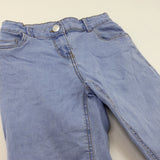 Pale Blue Denim Skinny Jeans - Girls 8-9 Years