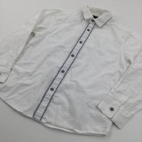 White Cotton Shirt - Boys 7-8 Years
