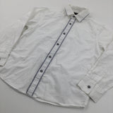 White Cotton Shirt - Boys 7-8 Years