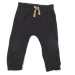 Black Cotton Trousers - Boys 9-12 Months