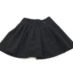 Black Polyester Side Zip Skirt - Girls 8-9 Years