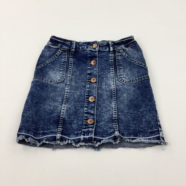 Blue Denim Skirt - Girls 10-11 Years