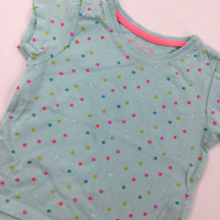 Spotty Mint T-Shirt - Girls 9-12 Months