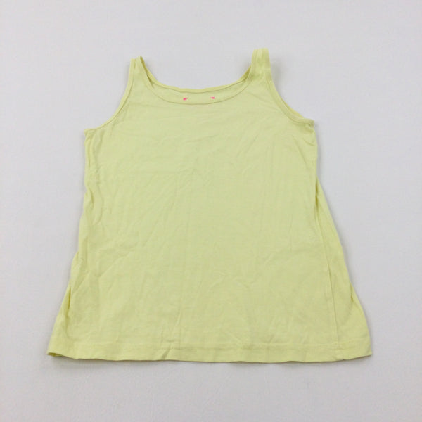 Yellow Vest Top - Girls 10-11 Years