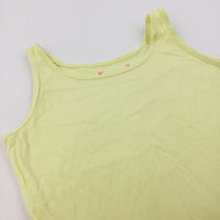 Yellow Vest Top - Girls 10-11 Years