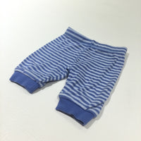 Blue Striped Lightweight Jersey Trousers - Boys Newborn - Up To 1 Month