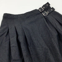 Charcoal Grey Pleated School Skirt - Girls 10-11 Years