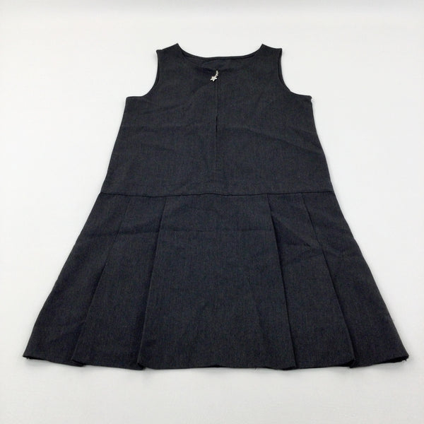 Charcoal Grey School Pinafore Dress - Girls 10-11 Years