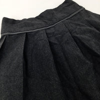 Charcoal Grey Pleated School Skirt - Girls 5-6 Years