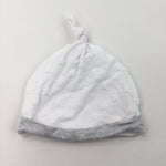 Stars White & Grey Hat - Boys/Girls 12-18 Months