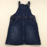 Blue Denim Dungaree Dress - Girls 11-12 Years