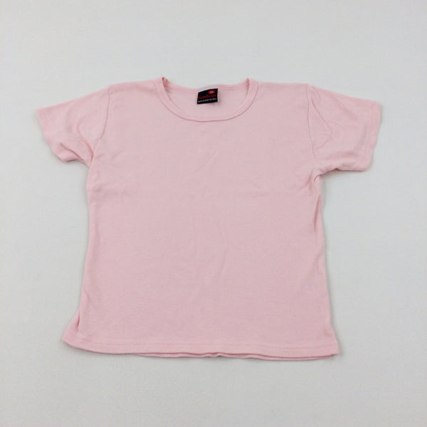 Pink Cotton T-Shirt - Girls 10-11 Years