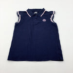 Navy Polo Shirt - Girls 10-11 Years