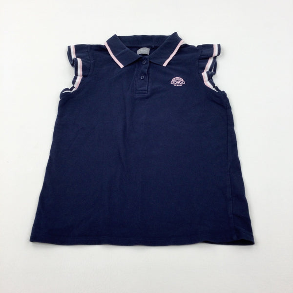 Navy Polo Shirt - Girls 10-11 Years