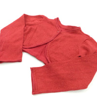 Sparkly Knitted Christmas Bolero Cardigan - Girls 2-3 Years