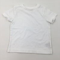 White T-Shirt - Boys 12-18 Months