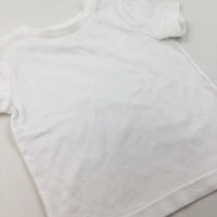 White T-Shirt - Boys 12-18 Months