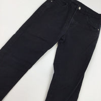 Black Jeans with Adjustable Waist - Boys 12-13 Years