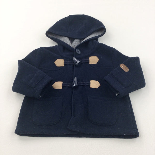 Boys navy deals duffle coat