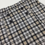 White Black Yellow Check Skirt - Girls 12-13 Years