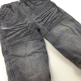 Grey Lined Jeans - Boys 12-18 Months