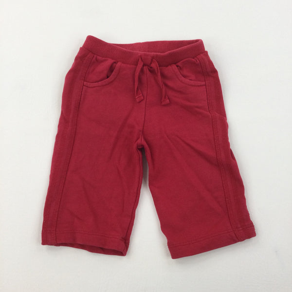 Red Jersey Trousers - Boys 3-6 Months