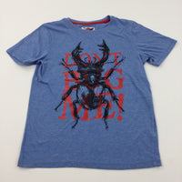 'Don't Bug Me' Beetle Blue T-Shirt - Boys 12 Years