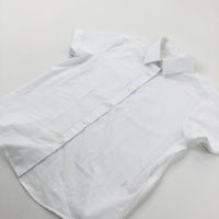 White Short Sleeve School Shirt - Girls 5-6 Years