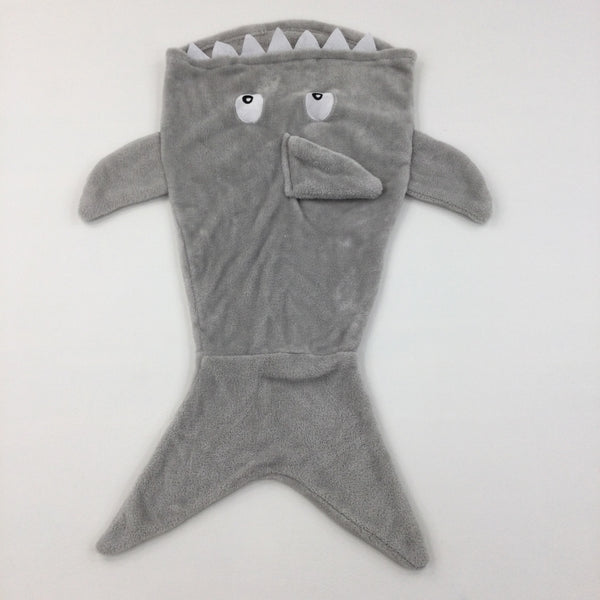 Grey Fleece Shark Wearable Blanket - Boys/Girls 6-12 Months
