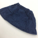 Dark Blue Denim Skirt - Girls 18-24 Months