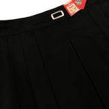 **NEW** Black Pleated School Skirt (Waist 29inch) With Adjustable Waist - Girls 14-16 Years
