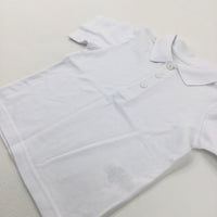 White School Polo Shirt - Boys/Girls 2-3 Years