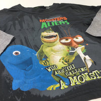 'Monsters vs Aliens Who Are You Calling A Monster?' Grey Long Sleeve Top - Boys 18-24 Months