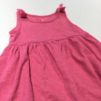Pink Jersey Sleeveless Dress - Girls 9-12 Months