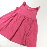 Pink Jersey Sleeveless Dress - Girls 9-12 Months