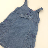 Denim Pinafore Dress - Girls 4-5 Years